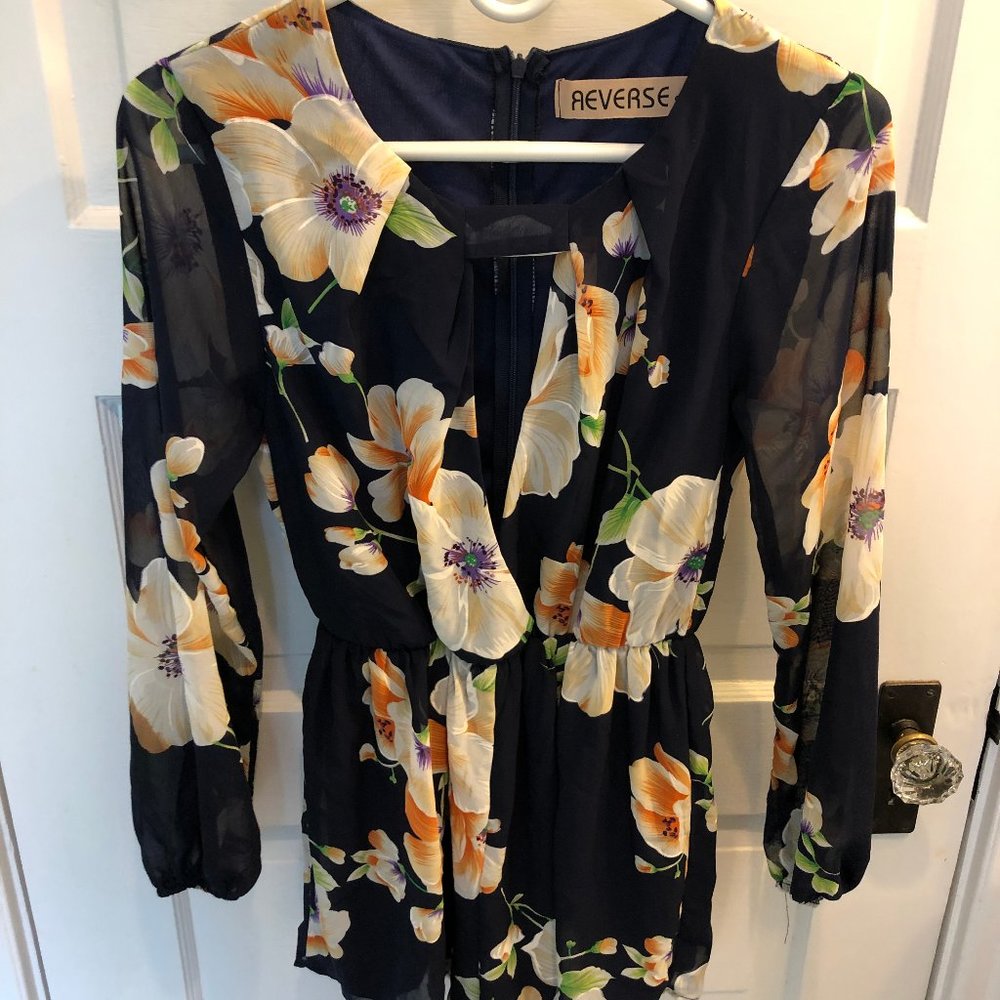REVERSE Floral Romper Size S
